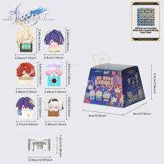 Mihoyo Honkai: Star Rail" Fingertip Keycap Blind Box Series, 2nd Edition: A set of exquisite anime-style mechanical keyboard keycaps.