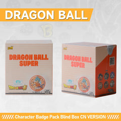 DRAGON BALL SUPER Tinplate Badge Blind Box Collection official merch Goku Gohan Vegeta DBS Anime Merch