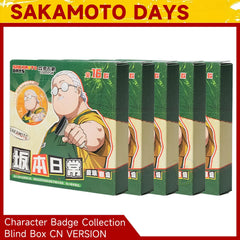 Sakamoto Days Collectible Character Badge Set Blind Box