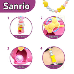 Sanrio Characters Machine Kuromi Hello Kitty My Melody Hangyodon Doll Action Model Capsule Toy Blind Box