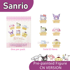 Sanrio Family Cat Series Resin Ornament | Hello Kitty, My Melody, Kuromi & More | 8–10cm | Random Style, Brand New Sealed