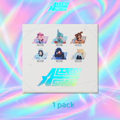 Special-Shaped Stage Rabbit Series — Half-Body Acrylic Fridge Magnet Blind Box | 6 Characters incl. MIZI, TILL & LUKA | 1 pc, Factory Sealed