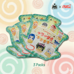 Legend of Luo Xiaohei 2 Chinese Dim Sum Series Cute Bean Blind Bags (16 Packs/Box)