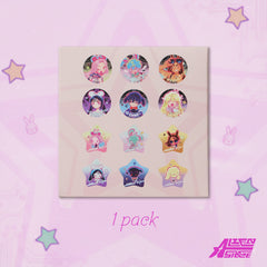 Alien Stage Bunny Series Random Badge Blind Box (12 Packs/Box)