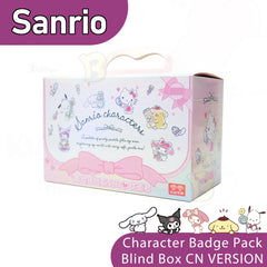 Sanrio Family Series Character Badge plus Trading Collectible Card Collection Blind Box Beauty Partner Series