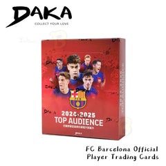 Daka Barcelona Top Audience 2024/25 Football Player Card Blind Box Sport Trading Cards