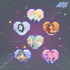 Irregular-Shaped Stage Rabbit Series Badge Bean Set BlindBox (6 Packs/Box) 1 pack