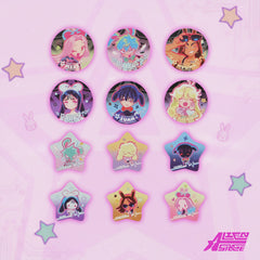 Alien Stage Bunny Series Random Badge Blind Box (12 Packs/Box)