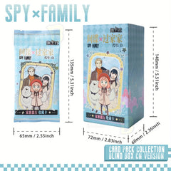 SPY × FAMILY Card Code White Series Family Travel Collection Blind Box Set Transparent Card Polaroid Cards Toys Gifts