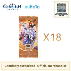 Genshin Impact Genius Invokation TCG Booster Pack Vol.1 Blind Box 18 Pack Whole Set