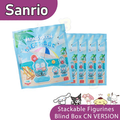 Sanrio Hangyodon Holiday Series Chibi Stack Toy Figurine Blind Box