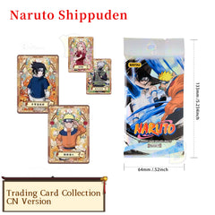 Naruto Heritage Collection Trading Card Box — Overseas Edition Vol.1 | 10 Packs, 158 Cards, 10 Rarity Tiers | Factory Sealed
