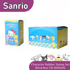 Sanrio Family Stamp Toy Collection Blind Box Set with Laser Anti-counterfeit Label