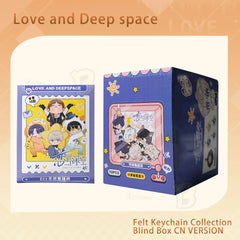 Love & Deepspace DIY Felt Keychain Blind Box Xavier Zayne Rafayel Sylus Caleb Character Themed Collectible Ornament