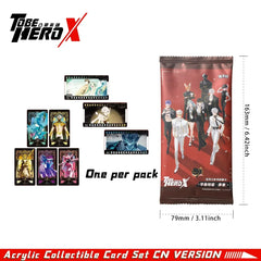 Jika Society Converge Hero X Acrylic Card Animation TOBEHEROX Series (Collectible card game featuring animated acrylic cards from the TOBEHEROX series)