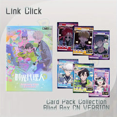 Link Click Surprising Click Series Collector Cards Blind Box Set – Cheng Xiaoshi, Lu Guang, Qiao Ling, Qian Jin, Liu Xiao, Xia Fei | Anime Game Merch | High-Fidelity Animation Craftsmanship