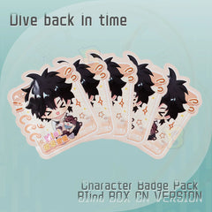 Link Click JKS BQBDZZ Blind Box Character Badge Set