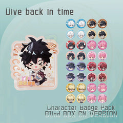 Link Click JKS BQBDZZ Blind Box Character Badge Set