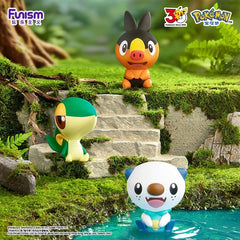 Funism Pokemon 30th Anniversary Blind Box, Tiny Wonders‑The First Partner Figure Set (3 Pcs Per Box, Same‑Region Characters)