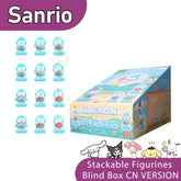 Sanrio Hangyodon Holiday Series Chibi Stack Toy Figurine Blind Box