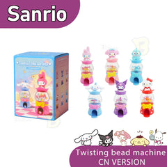 Sanrio Characters Machine Kuromi Hello Kitty My Melody Hangyodon Doll Action Model Capsule Toy Blind Box