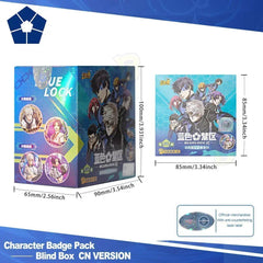 Blue Lock Nagi Badge Series Blue Lock Peripheral CN Genuine - BilaBila