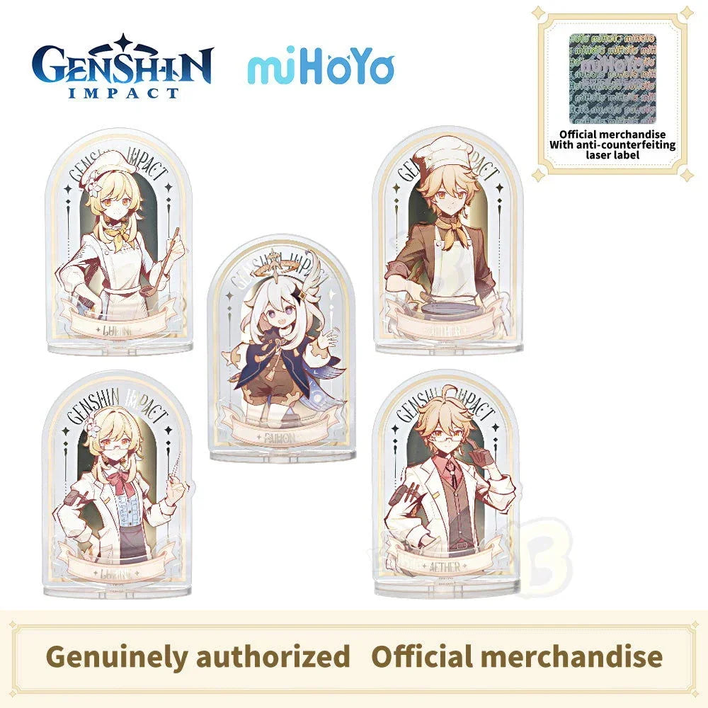 GENSHIN IMPACT Shadow Hunting Series Character Acrylic Stand- Aether Lumine Paimon - BilaBila