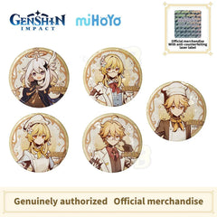 GENSHIN IMPACT Shadow Hunting Series Character Badge- Aether Lumine Paimon - BilaBila