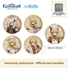 GENSHIN IMPACT Shadow Hunting Series Character Badge- Aether Lumine Paimon - BilaBila