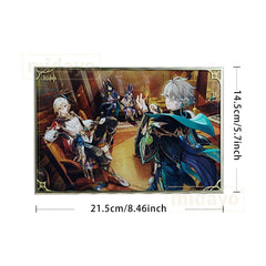GENSHIN IMPACT Themed Series Acrylic Bordered Poster -A Parade of Providence - BilaBila