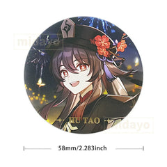 GENSHIN IMPACT Themed Series Character Badge - Hu Tao - BilaBila