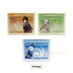 Genshin Impact - Anniversary Celebration Series Acrylic Photo Card Keychain MiHoYo Genshin Impact Peripherals, Official, Genuine, with Laser Anti-counterfeit Label - BilaBila