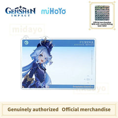 Genshin Impact - Anniversary Celebration Series Acrylic Photo Card Keychain MiHoYo Genshin Impact Peripherals, Official, Genuine, with Laser Anti-counterfeit Label - BilaBila