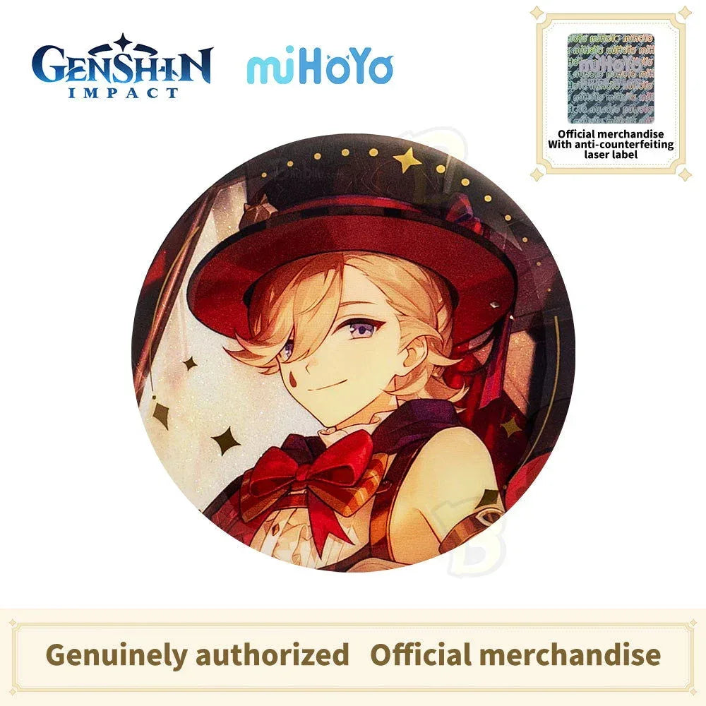 Genshin Impact Anecdote Series Character Badge -Lyney - BilaBila
