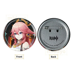 Genshin Impact Character Teaser Series Badge-Yae Miko - BilaBila