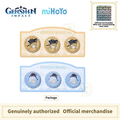 Genshin Impact Fragrant Fantasy Series Chibi Bottle Cap Badge Set- Furina Navia - BilaBila