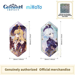 Genshin Impact Fragrant Fantasy Series Irregular-Shaped Badge Set -Furina Navia - BilaBila