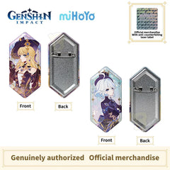 Genshin Impact Fragrant Fantasy Series Irregular-Shaped Badge Set -Furina Navia - BilaBila