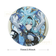 Genshin Impact Mondstadt Themed Series Character Badge -Eula - BilaBila