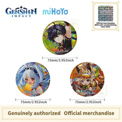 Genshin Impact Spark Natlan series badge Series Character Badge - Kinich Kachina Mualani - BilaBila