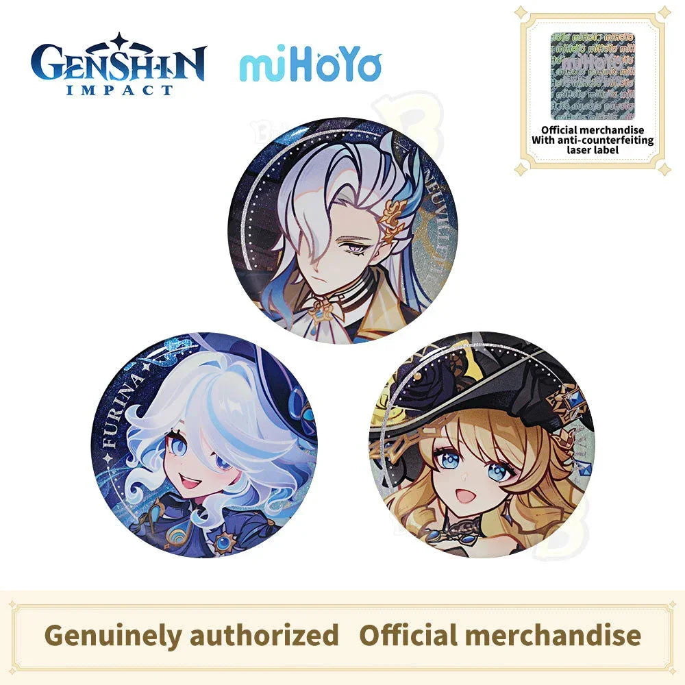 Genshin Impact Special Program Series Character Badge - Furina Neuvillette Navia - BilaBila