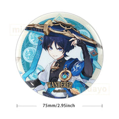 Genshin Impact Sumeru City Themed Series Character Badge - Wanderer - BilaBila