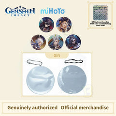 Genshin Impact Themed Series Character Badge-Furina Neuvillette Wriothesley Arlecchino Navia - BilaBila