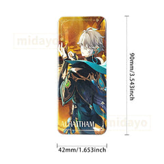 Genshin Impact Themed Square Badge-Alhaitham - BilaBila