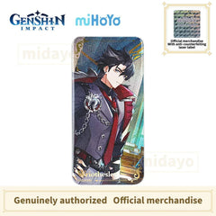 Genshin Impact Themed Square Badge - Wriothesley - BilaBila