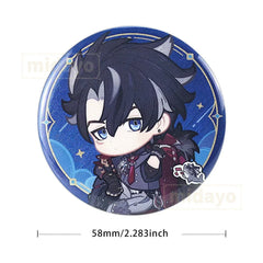 Genshin Impact Letters From The Stars Series Character Badge - Wriothesley - BilaBila