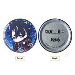 Genshin Impact Letters From The Stars Series Character Badge - Wriothesley - BilaBila