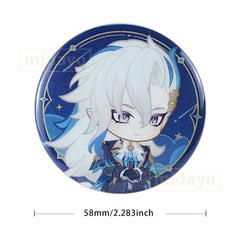 Genshin Impact Letters from the Stars Series Character Badge -Neuvillette - BilaBila