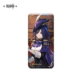 Genshin Impact Theme Series‑Square Tinplate Badge‑Clorinde & Sigewinne