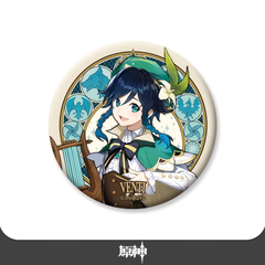Genshin Impact Character Official Art Series‑Tinplate Button Badge‑Venti